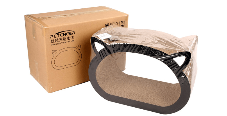 LifePet Cat Head Scratching Board - Durable Cardboard for Stress Relief and Play