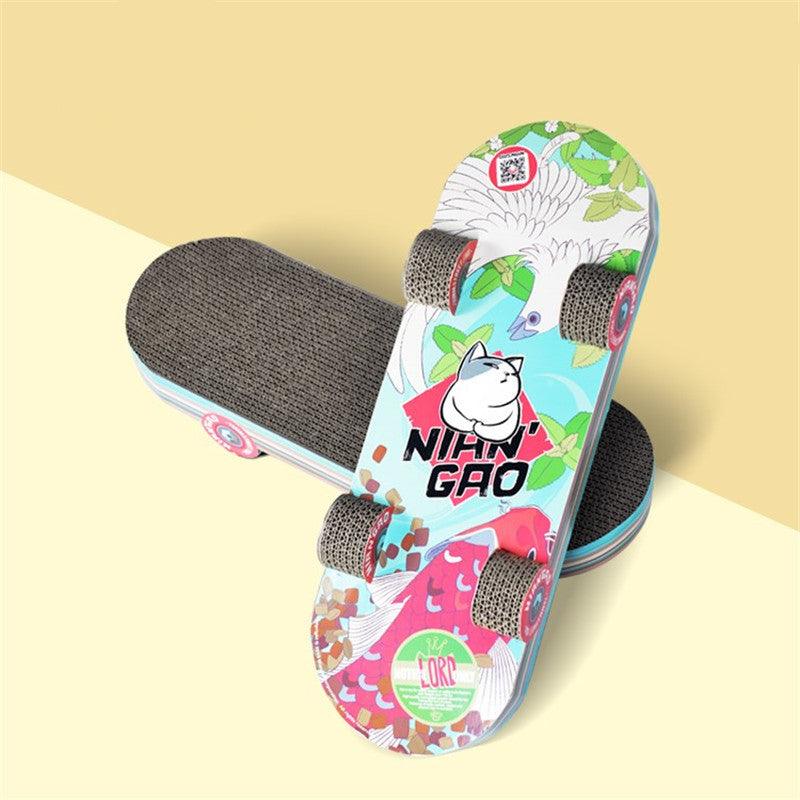 LifePet Cat Scratching Board 24 Inch - Durable Skateboard Design for Healthy Claws