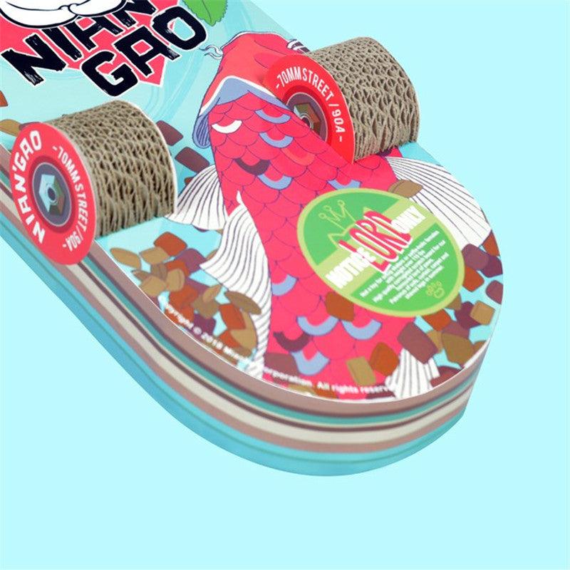 LifePet Cat Scratching Board 24 Inch - Durable Skateboard Design for Healthy Claws