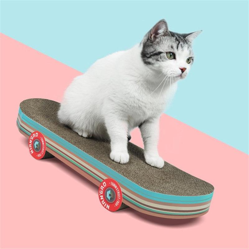 LifePet Cat Scratching Board 24 Inch - Durable Skateboard Design for Healthy Claws