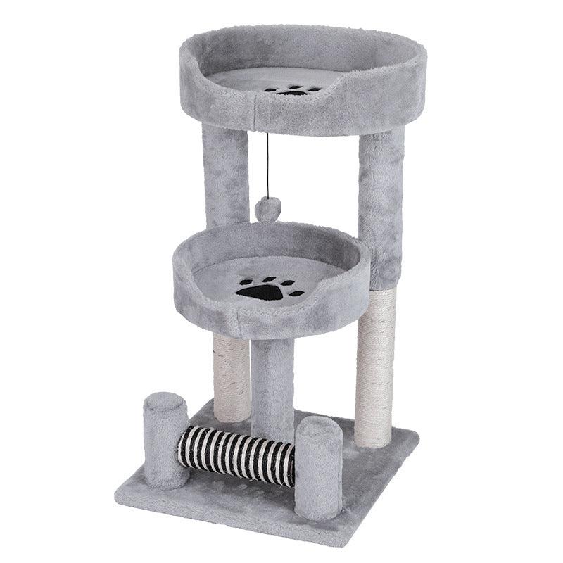 LifePet Cat Climbing Frame Gray with Sisal Grinding Toy - Durable and Fun for Your Feline