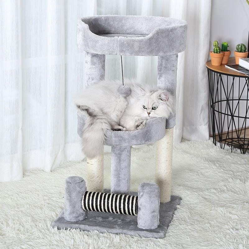 LifePet Cat Climbing Frame Gray with Sisal Grinding Toy - Durable and Fun for Your Feline