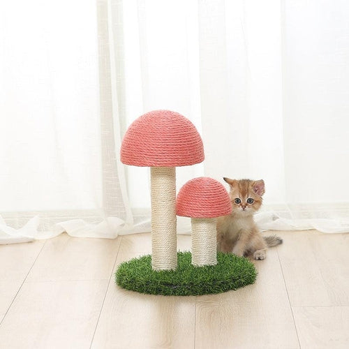 LifePet Cat Scratcher Sisal Mushroom 18 Inch - Durable and Engaging for Cats - C