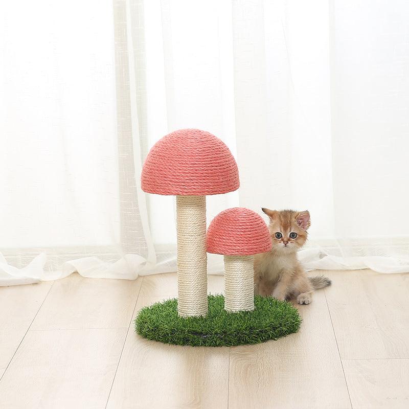LifePet Cat Scratcher Sisal Mushroom 18 Inch - Durable and Engaging for Cats