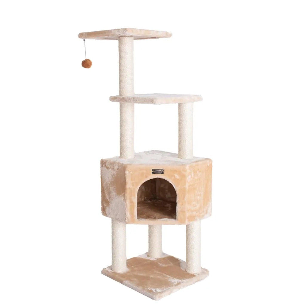 LifePet Cat Tower 48 Inch - Sturdy Multi-Level Play Structure for Cats
