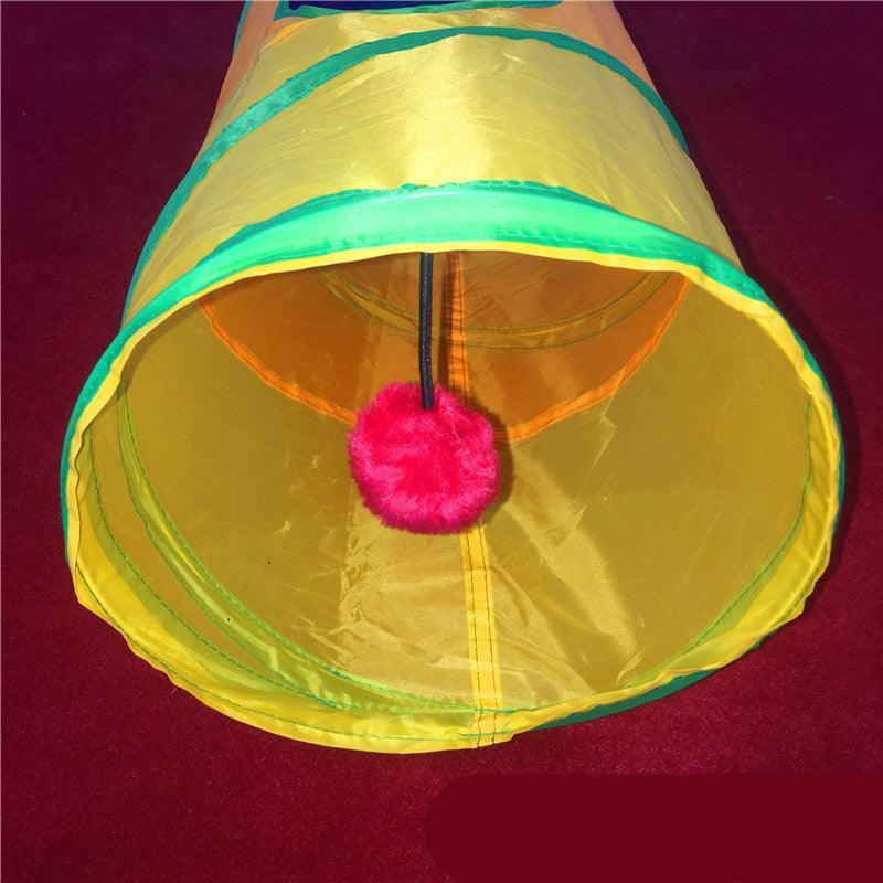 LifePet Cat Adventure Tunnel - Colorful Foldable Design for Fun Playtime