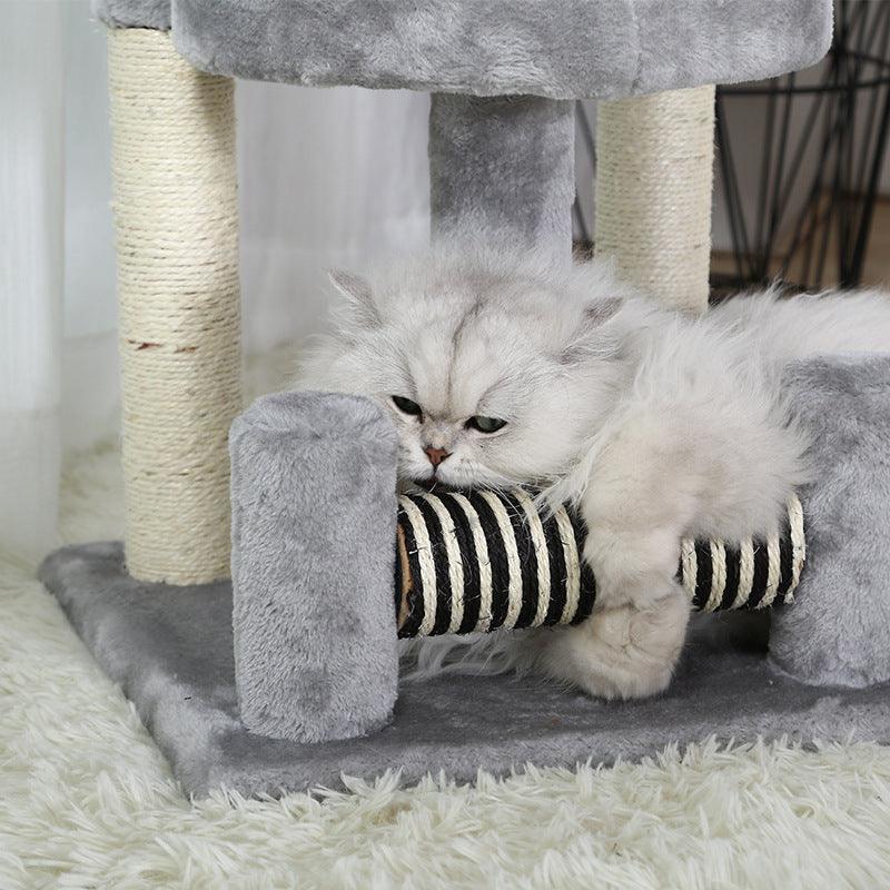 LifePet Cat Climbing Frame Gray with Sisal Grinding Toy - Durable and Fun for Your Feline