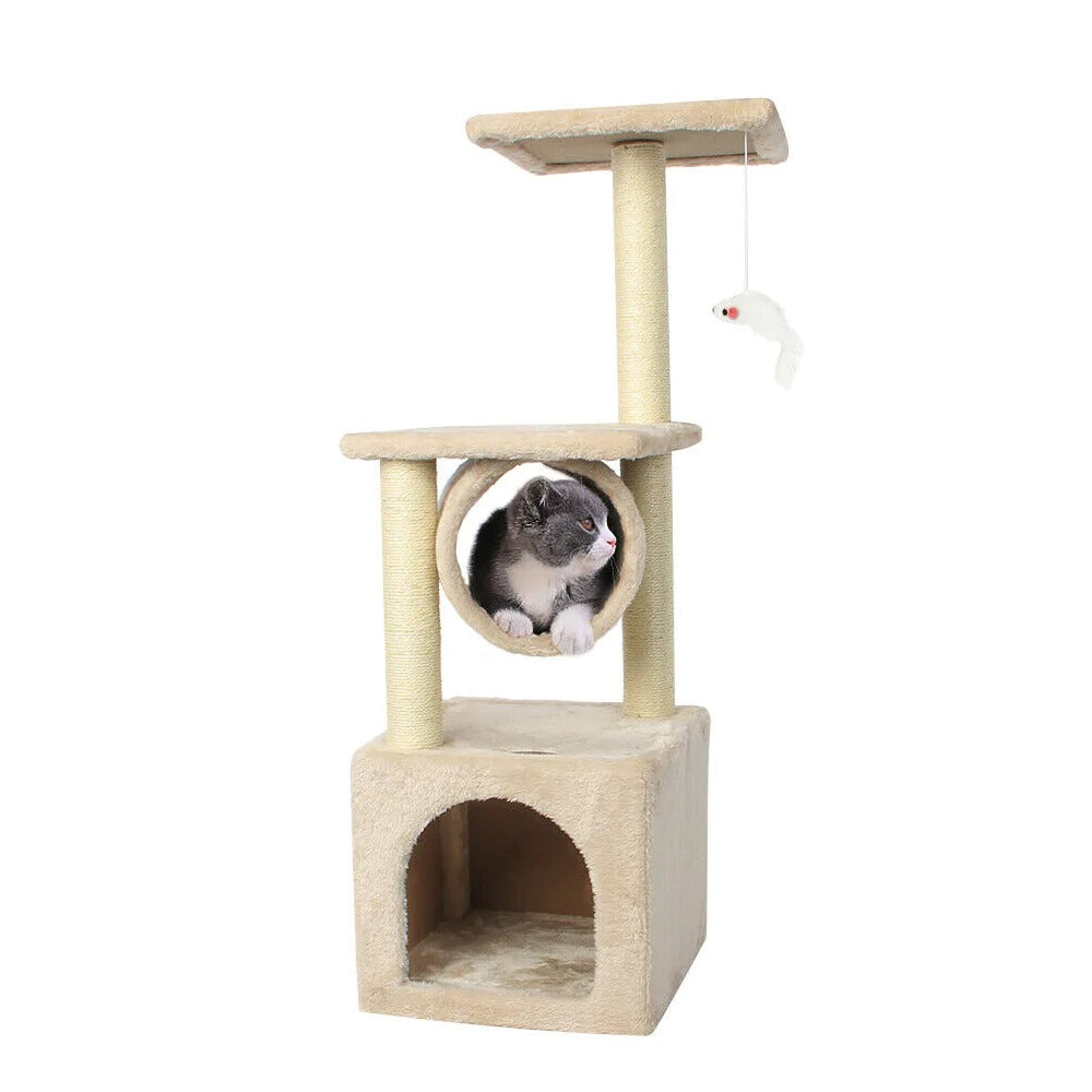 LifePet Multi-Level Cat Tree Tower - Scratching and Climbing Playground for Cats