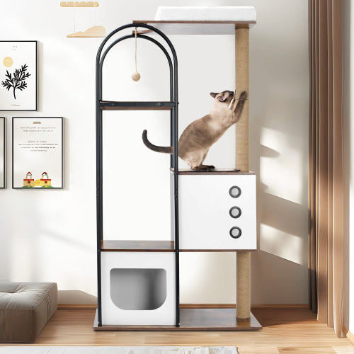 LifePet Cat Tree Tower Multi-Level - Stylish Indoor Climbing Playground for Cats