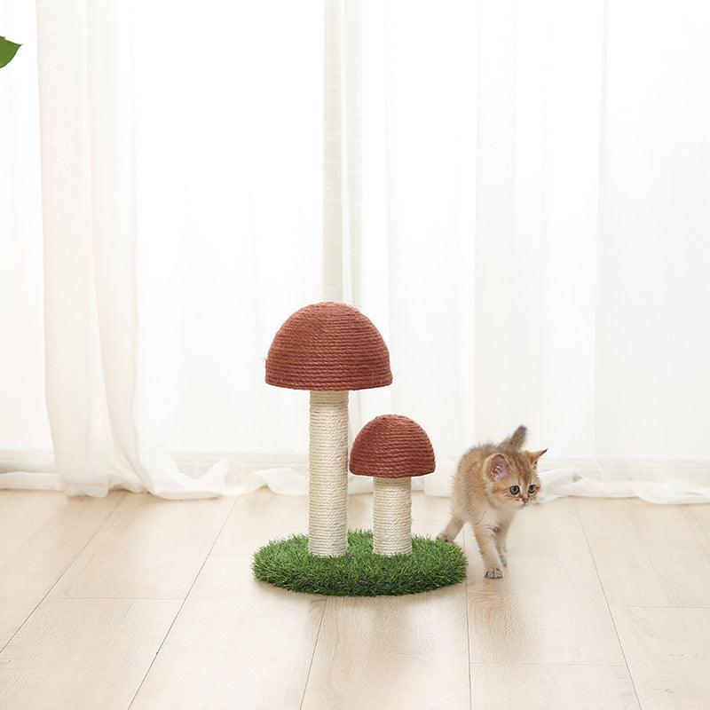 LifePet Cat Scratcher Sisal Mushroom 18 Inch - Durable and Engaging for Cats